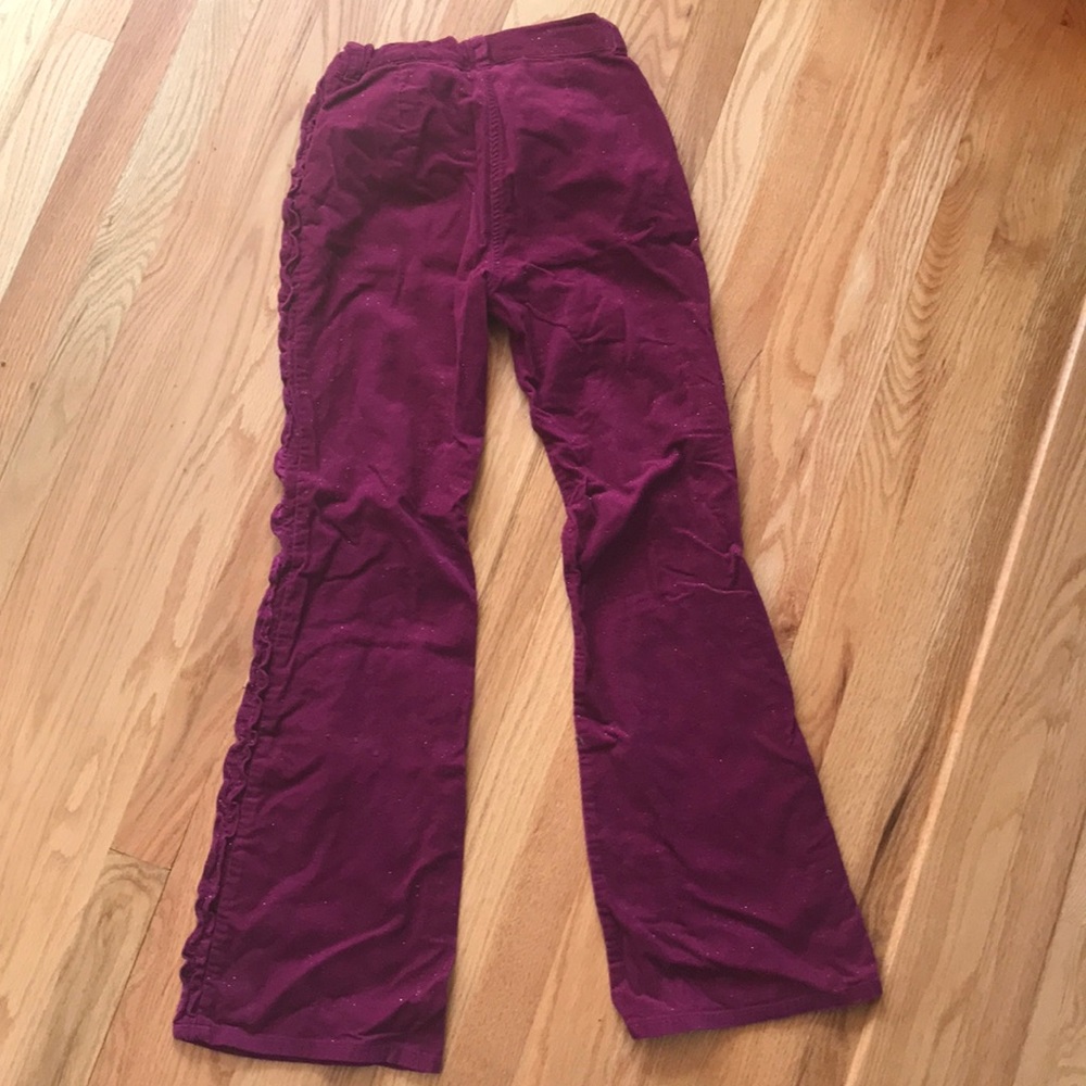 GYMBOREE PANTS SPARKLY FUCHSIA CORDUROY SIZE 12 - Picture 3 of 5